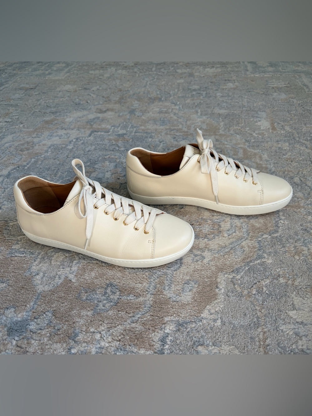 Sezane "Jack" Leather Sneakers, Size 41 - Picture 3 of 7